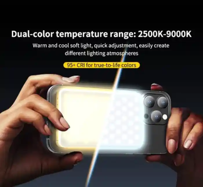 JMARY FM-168R Dual Color LED Video Light for Photography & Videography